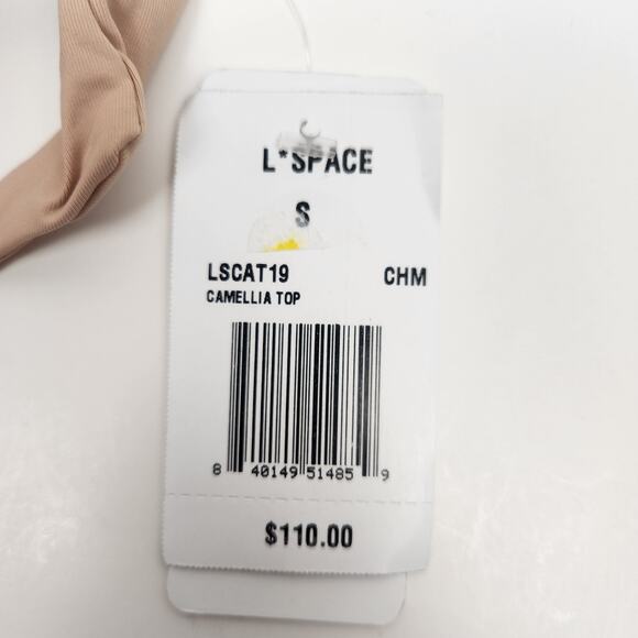 L*Space Camellia Bikini Top in Light Brown Size Small Underwire NWT - Picture 3 of 4